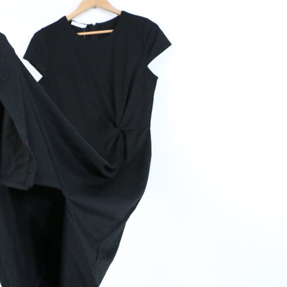*Rickis Black Cap Sleeve Dress - Picture 7 of 10